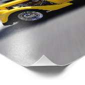 Yellow Street Rod Fotodruck (Ecke)