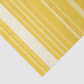 Yellow Striped Pattern Seidenpapier (Detail)