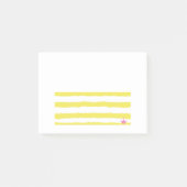 Yellow stripes and a pink crown Post-It Notes Post-it Klebezettel (Vorderseite)