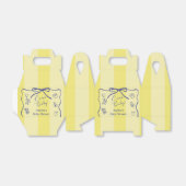 Yellow Stripes Italian Themed Ciao Baby Geschenkschachtel (Ungefaltet)
