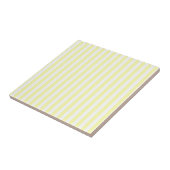 Yellow Stripes Pattern Minimal Modern Summer Fliese (Seite)