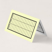 Yellow Stylish Dentist Appointment Card Visitenkarten (Rückseite)