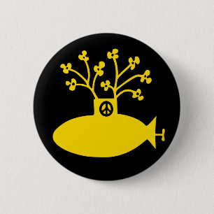 Yellow Submarine 66 Peace Button