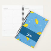 Yellow submarine and fish on blue planer (Anzeige)