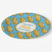 Yellow Submarine Boys Geburtstag Pappteller (Schrägansicht)