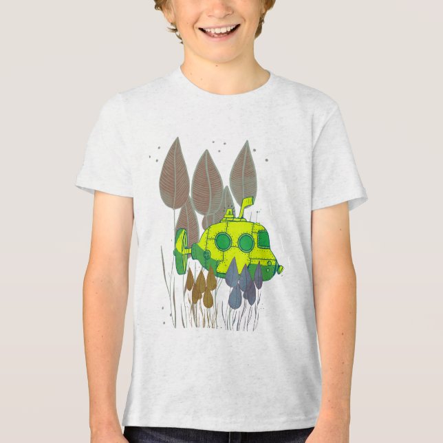 Yellow Submarine Tri-Blend Shirt (Vorderseite)