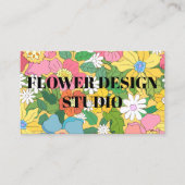 Yellow Summer Botanal Visitenkarte (Vorderseite)