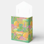 Yellow Summer Vaporwave Sunset Geburtstag Geschenkschachtel (Geöffnet)