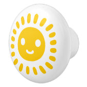 Yellow Sun Art Keramikknauf (Rechts)