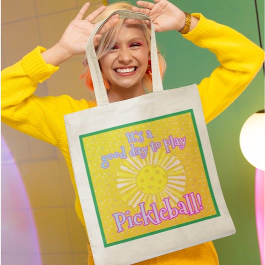 Yellow Sun Caribbean Personalisiert Pickleball Schläger