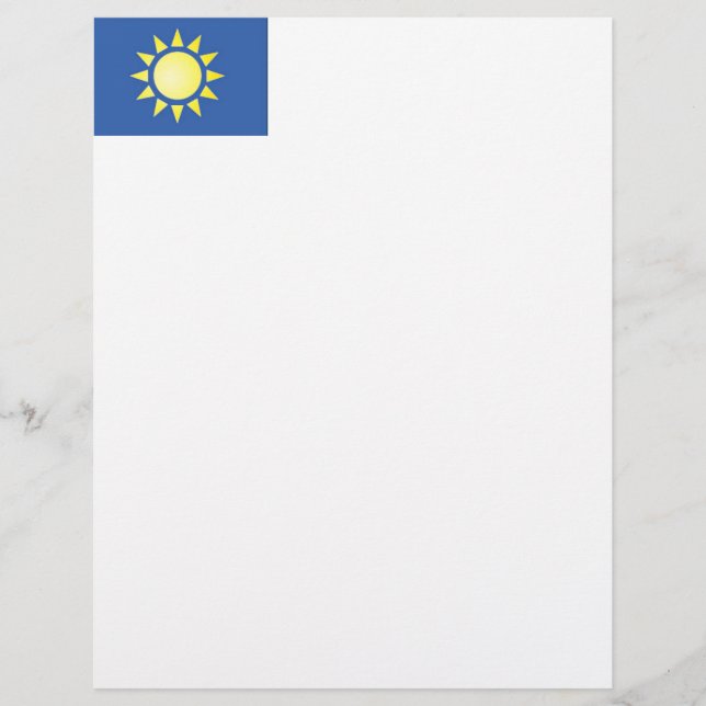 Yellow Sun Letterhead (Vorderseite)