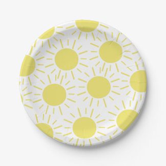 Yellow Sun Little Sunshine Party Paper Teller