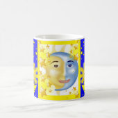 Yellow Sun Moon Blue Tasse (Mittel)