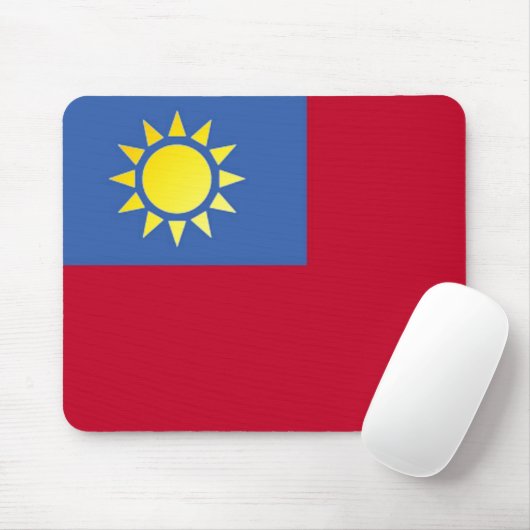 Yellow Sun Mouse Pad Mousepad (Mit Mouse)