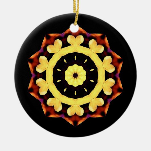 Yellow Sun Ornament (Vorne)