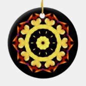 Yellow Sun Ornament (Hinten)