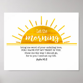 Yellow Sun Psalm Poster