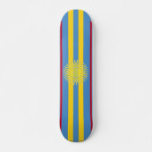 Yellow Sun Skateboard (Vorne)