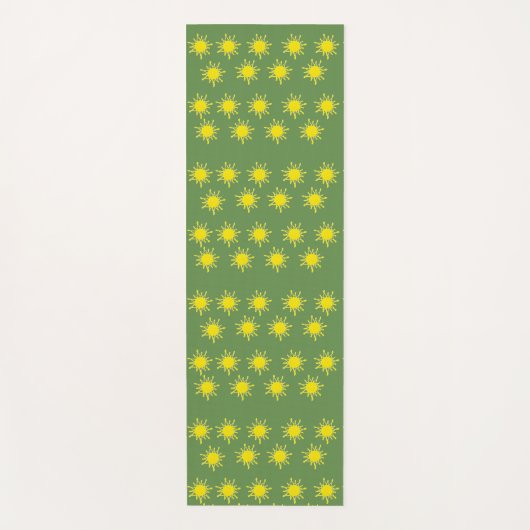 Yellow Sun Yoga Mat Yogamatte (Vorderseite)