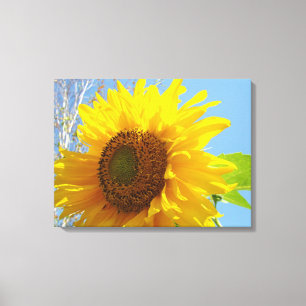 Yellow Sunflower Art Prints Fotografie Natur Leinwanddruck