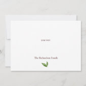 Yellow Sunflower Begräbnis Custom Text II Vielen D Dankeskarte (Rückseite)