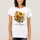 Yellow Sunflower Bouquet T-Shirt (Vorderseite)