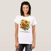 Yellow Sunflower Bouquet T-Shirt (Vorne ganz)