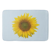 Yellow Sunflower Cute Badematte (Vorderseite)