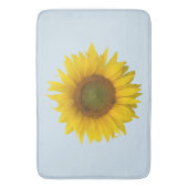 Yellow Sunflower Cute Badematte (Vorderseite Vertikal)
