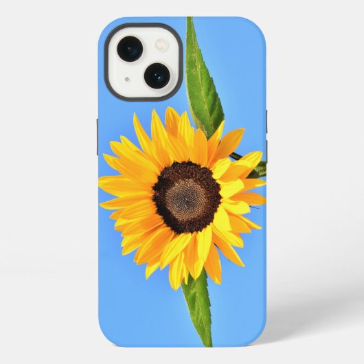 Yellow Sunflower iPhone Case Hülle (Rückseite)