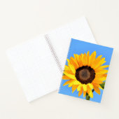 Yellow Sunflower Notebook Notizblock (Innenseite)