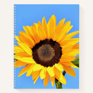 Yellow Sunflower Notebook Notizblock
