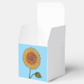 Yellow Sunflower on Geschenkschachtel (Geöffnet)