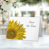 Yellow Sunflower Quinceanera Save the Date Einladung