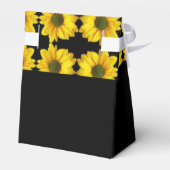 Yellow sunflowers on black geschenkschachtel (Rückseite)