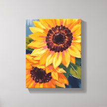 Yellow Sunflowers | Watercolor Floral Painting
