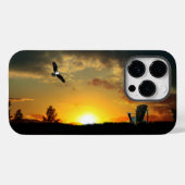 Yellow Sunset Grassy Wiese Handy Case (Rückseite (Horizontal))