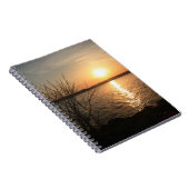 Yellow Sunset Notebook Notizblock (Rechte Seite)