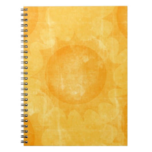 Yellow Sunshine Notizblock (Vorderseite)