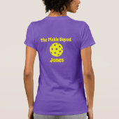 Yellow Sunshine Pickleball Team T - Shirt (Rückseite)