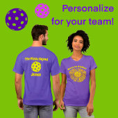 Yellow Sunshine Pickleball Team T - Shirt