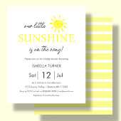Yellow Sunshine | Sommerdusche Einladung