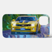 Yellow Superfast Sports Car Case-Mate iPhone Hülle (Rückseite (Horizontal))