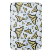 Yellow Swallowtail Butterflies Blue Sky Custom Badematte (Vorderseite Vertikal)