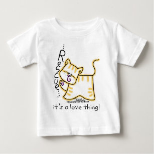 Yellow Tabby Rescue ...es ist eine Liebe Sache! Baby T-shirt