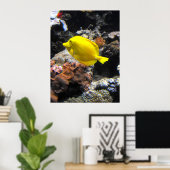 Yellow Tang Poster (Heimbüro)