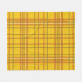 Yellow Tartan  Fleecedecke (Vorderseite (Horizontal))