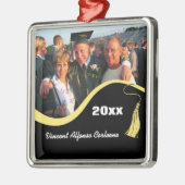 Yellow Tassel Abschluss Ornament Aus Metall (Links)