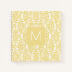 Yellow Tatewaku Mit Monogramm Notizblock