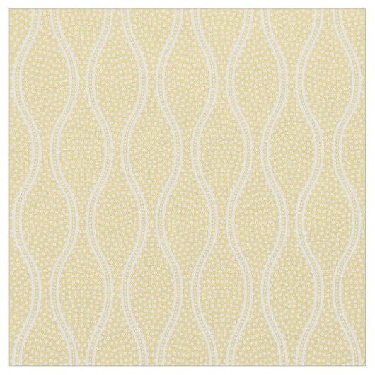 Yellow Tatewaku Same Komon (groß) Stoff (Nahaufnahme)